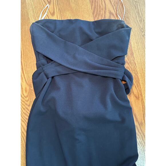 Lulus own the night strapless front slit maxi dress women's medium - Picture 2 of 6